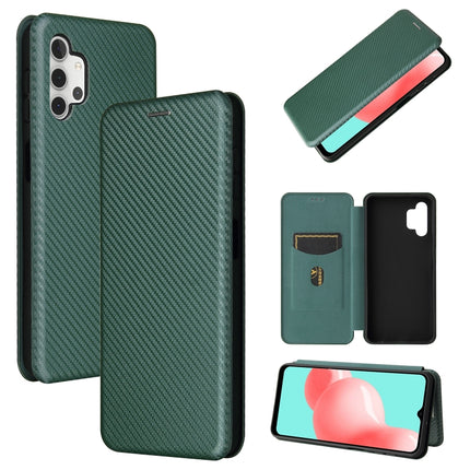 Carbon Fiber Texture Magnetic Horizontal Flip TPU + PC + PU Leather Case with Card Slot, For Samsung Galaxy A32 5G, For Samsung Galaxy S30, For Samsung Galaxy S21+ 5G