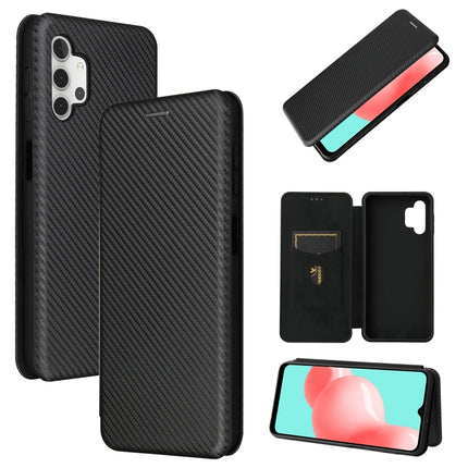 Carbon Fiber Texture Magnetic Horizontal Flip TPU + PC + PU Leather Case with Card Slot, For Samsung Galaxy A32 5G, For Samsung Galaxy S30, For Samsung Galaxy S21+ 5G