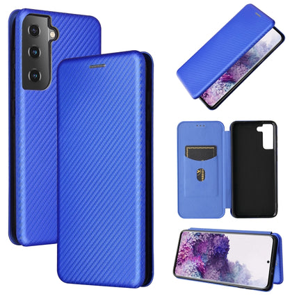 Carbon Fiber Texture Magnetic Horizontal Flip TPU + PC + PU Leather Case with Card Slot, For Samsung Galaxy A32 5G, For Samsung Galaxy S30, For Samsung Galaxy S21+ 5G