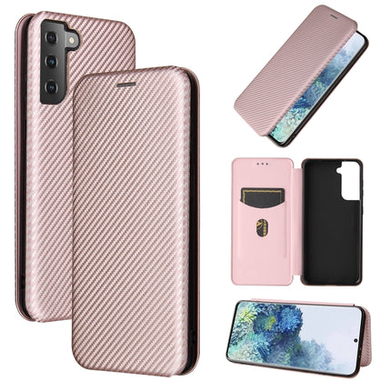 Carbon Fiber Texture Magnetic Horizontal Flip TPU + PC + PU Leather Case with Card Slot, For Samsung Galaxy A32 5G, For Samsung Galaxy S30, For Samsung Galaxy S21+ 5G