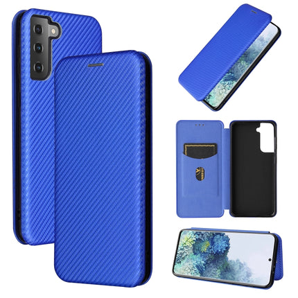 Carbon Fiber Texture Magnetic Horizontal Flip TPU + PC + PU Leather Case with Card Slot, For Samsung Galaxy A32 5G, For Samsung Galaxy S30, For Samsung Galaxy S21+ 5G