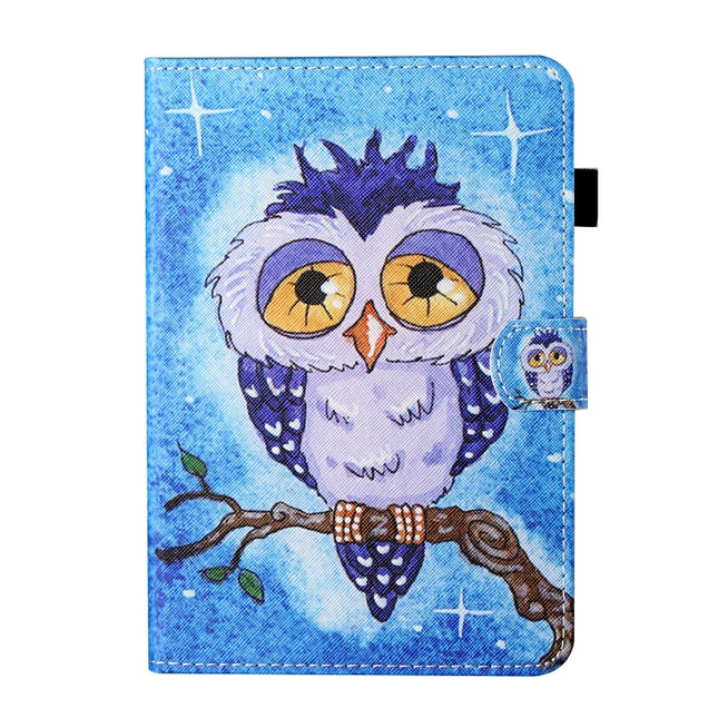 Colored Drawing Stitching Horizontal Flip Leather Case TPU Bottom Case with Holder & Card Slots & Anti-skid Strip & Pen Slot, For Lenovo Tab M10 HD 2nd Gen TB-X306X