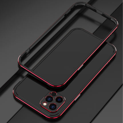 Aurora Series Objektivschutz + Schutzhülle mit Metallrahmen, für iPhone 12 Pro
