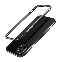 Aurora Series Objektivschutz + Schutzhülle mit Metallrahmen, für iPhone 12 Pro