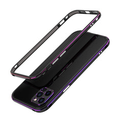 Aurora Series Objektivschutz + Schutzhülle mit Metallrahmen, für iPhone 12 Pro