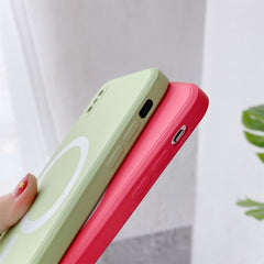 Liquid Silicone Full Coverage Shockproof Magsafe Case, For iPhone X / XS, For iPhone XR, For iPhone XS Max