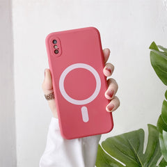 Liquid Silicone Full Coverage Shockproof Magsafe Case, For iPhone X / XS, For iPhone XR, For iPhone XS Max