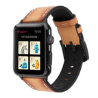 For Apple Watch Series 8&7 41mm / SE 2&6&SE&5&4 40mm / 3&2&1 38mm / Light Brown