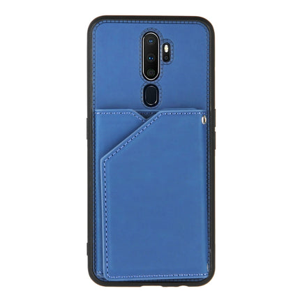 Skin Feel PU + TPU + PC Back Cover Shockproof Case with Card Slots & Holder & Photo Frame, For OPPO A9 2020, For OPPO A52 & A72 & A92, For OPPO A53, For OPPO F17, For OPPO F17 Pro & A93
