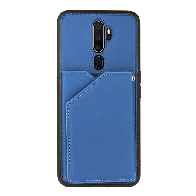 Skin Feel PU + TPU + PC Back Cover Shockproof Case with Card Slots & Holder & Photo Frame, For OPPO A9 2020, For OPPO A52 & A72 & A92, For OPPO A53, For OPPO F17, For OPPO F17 Pro & A93