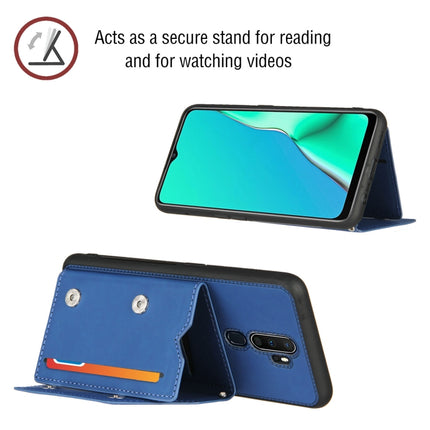 Skin Feel PU + TPU + PC Back Cover Shockproof Case with Card Slots & Holder & Photo Frame, For OPPO A9 2020, For OPPO A52 & A72 & A92, For OPPO A53, For OPPO F17, For OPPO F17 Pro & A93