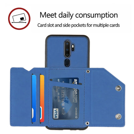 Skin Feel PU + TPU + PC Back Cover Shockproof Case with Card Slots & Holder & Photo Frame, For OPPO A9 2020, For OPPO A52 & A72 & A92, For OPPO A53, For OPPO F17, For OPPO F17 Pro & A93