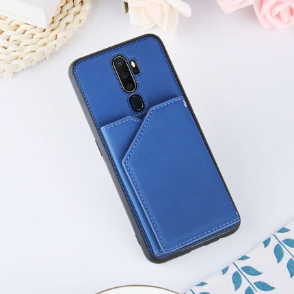 Skin Feel PU + TPU + PC Back Cover Shockproof Case with Card Slots & Holder & Photo Frame, For OPPO A9 2020, For OPPO A52 & A72 & A92, For OPPO A53, For OPPO F17, For OPPO F17 Pro & A93