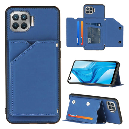 Skin Feel PU + TPU + PC Back Cover Shockproof Case with Card Slots & Holder & Photo Frame, For OPPO A9 2020, For OPPO A52 & A72 & A92, For OPPO A53, For OPPO F17, For OPPO F17 Pro & A93