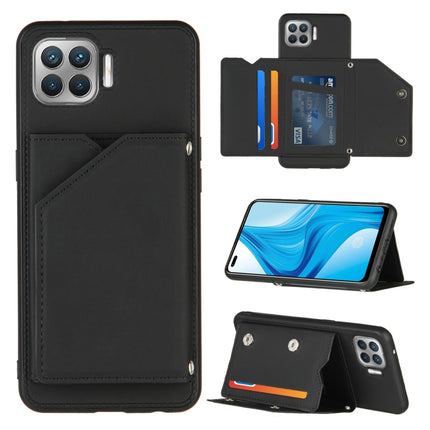 Skin Feel PU + TPU + PC Back Cover Shockproof Case with Card Slots & Holder & Photo Frame, For OPPO A9 2020, For OPPO A52 & A72 & A92, For OPPO A53, For OPPO F17, For OPPO F17 Pro & A93