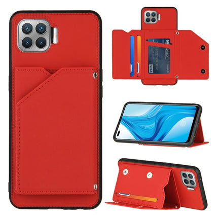 Skin Feel PU + TPU + PC Back Cover Shockproof Case with Card Slots & Holder & Photo Frame, For OPPO A9 2020, For OPPO A52 & A72 & A92, For OPPO A53, For OPPO F17, For OPPO F17 Pro & A93