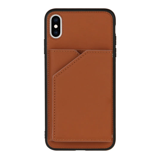 Skin Feel PU + TPU + PC Back Cover Shockproof Case with Card Slots & Holder & Photo Frame, For iPhone X / XS, For iPhone XR, For iPhone XS Max, For iPhone 11 Pro, For iPhone 11, For iPhone 11 Pro Max