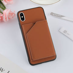 Skin Feel PU + TPU + PC Back Cover Shockproof Case with Card Slots & Holder & Photo Frame, For iPhone X / XS, For iPhone XR, For iPhone XS Max, For iPhone 11 Pro, For iPhone 11, For iPhone 11 Pro Max