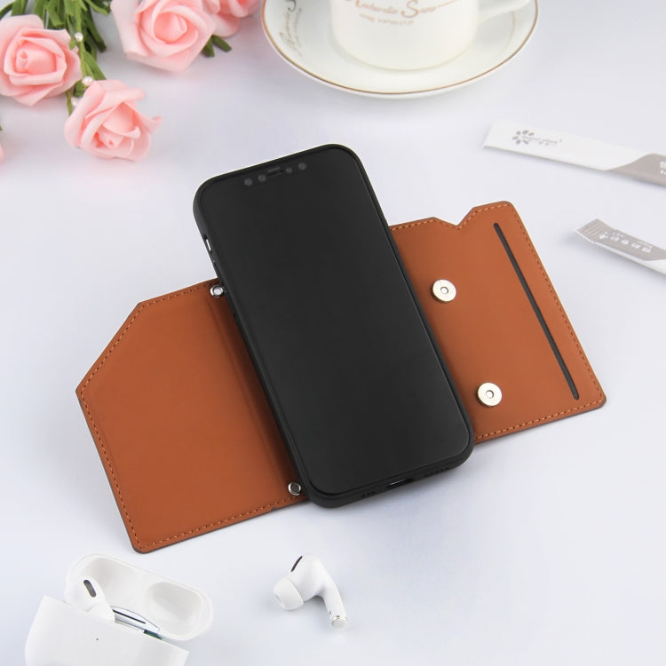 Hautfreundliche PU- + TPU- + PC-Rückseite, stoßfeste Hülle mit Kartenfächern, Halter und Bilderrahmen, für iPhone 12 mini, für iPhone 12/12 Pro, für iPhone 12 Pro Max