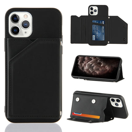 Funda a prueba de golpes con tapa trasera de PU + TPU + PC con sensación de piel, ranuras para tarjetas, soporte y marco de fotos, para iPhone 12 mini, para iPhone 12/12 Pro, para iPhone 12 Pro Max