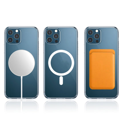WK WPC-007 iDeal Series Magsafe Case Magnetic Ring All-inclusive Clear TPU Transparent Shockproof Case, For iPhone 11, For iPhone 11 Pro, For iPhone 11 Pro Max, For iPhone 12 Mini, For iPhone 12 / 12 Pro, For iPhone 12 Pro Max