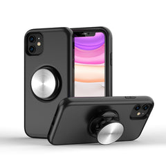 TPU+PC 2 in 1 Shockproof Case with Magnetic Round Car Holder, For iPhone 11 Pro Max, For iPhone 12 / 12 Pro, For iPhone 12 mini, For iPhone XR, For iPhone XS