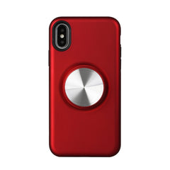 TPU+PC 2 in 1 Shockproof Case with Magnetic Round Car Holder, For iPhone 11 Pro Max, For iPhone 12 / 12 Pro, For iPhone 12 mini, For iPhone XR, For iPhone XS