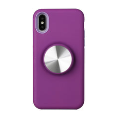 TPU+PC 2 in 1 Shockproof Case with Magnetic Round Car Holder, For iPhone XS Max