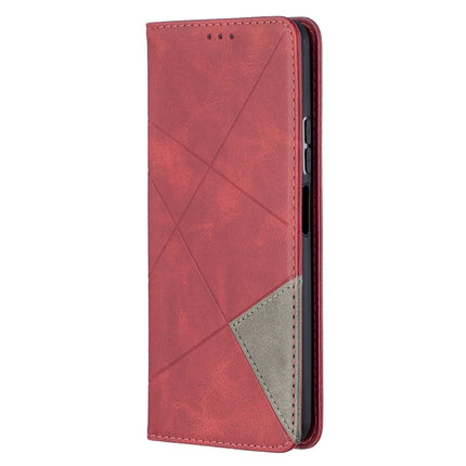 Prismatic Invisible Magnetic Horizontal Flip Leather Case with Holder & Card Slots & Photo Frame, For Huawei P smart 2021 / Y7a, For Samsung Galaxy A12