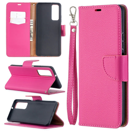 Litchi Texture Pure Color Horizontal Flip PU Leather Case with Holder & Card Slots & Wallet & Lanyard, For Huawei P smart 2021 / Y7a, For Samsung Galaxy A12