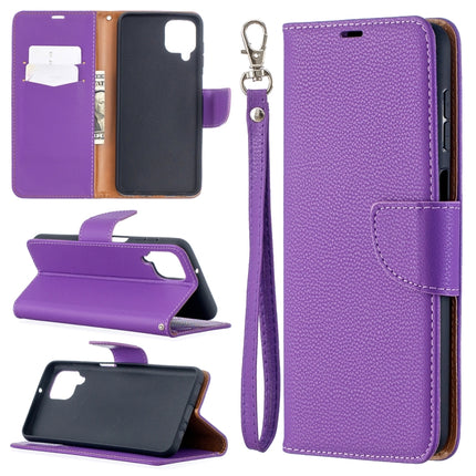 Litchi Texture Pure Color Horizontal Flip PU Leather Case with Holder & Card Slots & Wallet & Lanyard, For Huawei P smart 2021 / Y7a, For Samsung Galaxy A12