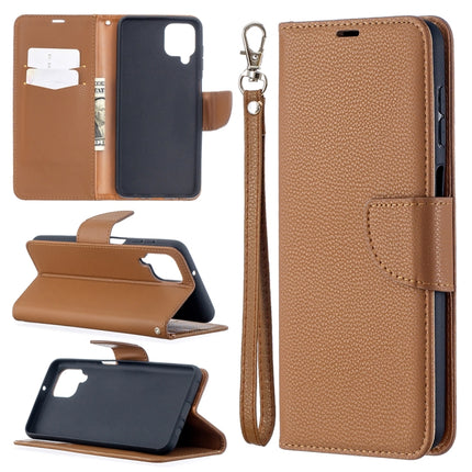 Litchi Texture Pure Color Horizontal Flip PU Leather Case with Holder & Card Slots & Wallet & Lanyard, For Huawei P smart 2021 / Y7a, For Samsung Galaxy A12