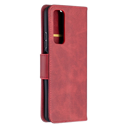 Retro Lambskin Texture Pure Color Horizontal Flip PU Leather Case with Holder & Card Slots & Wallet & Lanyard, For Huawei P smart 2021 / Y7a, For Samsung Galaxy A12