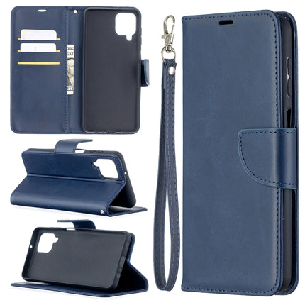 Retro Lambskin Texture Pure Color Horizontal Flip PU Leather Case with Holder & Card Slots & Wallet & Lanyard, For Huawei P smart 2021 / Y7a, For Samsung Galaxy A12