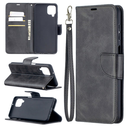 Retro Lambskin Texture Pure Color Horizontal Flip PU Leather Case with Holder & Card Slots & Wallet & Lanyard, For Huawei P smart 2021 / Y7a, For Samsung Galaxy A12