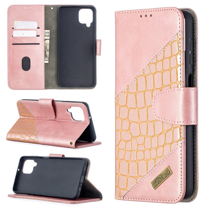 Matching Color Crocodile Texture Horizontal Flip PU Leather Case with Wallet & Holder & Card Slots, For Huawei P smart 2021 / Y7a, For Samsung Galaxy A12