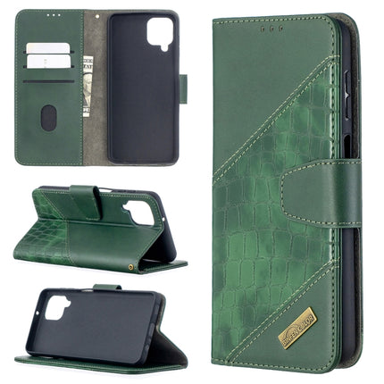 Matching Color Crocodile Texture Horizontal Flip PU Leather Case with Wallet & Holder & Card Slots, For Huawei P smart 2021 / Y7a, For Samsung Galaxy A12