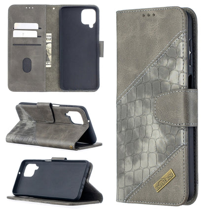 Matching Color Crocodile Texture Horizontal Flip PU Leather Case with Wallet & Holder & Card Slots, For Huawei P smart 2021 / Y7a, For Samsung Galaxy A12