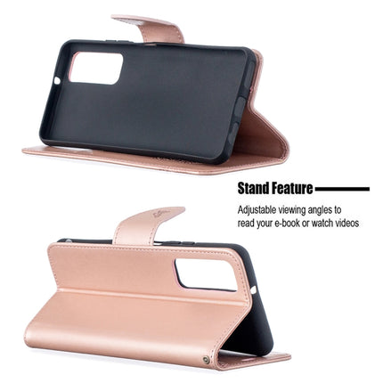Two Butterflies Embossing Pattern Horizontal Flip Leather Case with Holder & Card Slot & Wallet & Lanyard, For Huawei P smart 2021 / Y7a, For Samsung Galaxy A12
