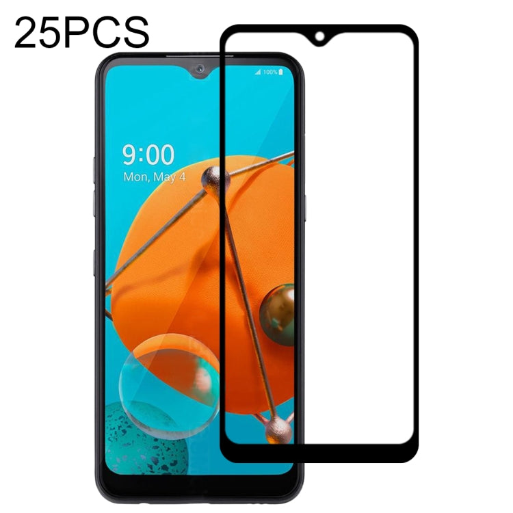 25 PCS Full Glue Full Screen Tempered Glass Film