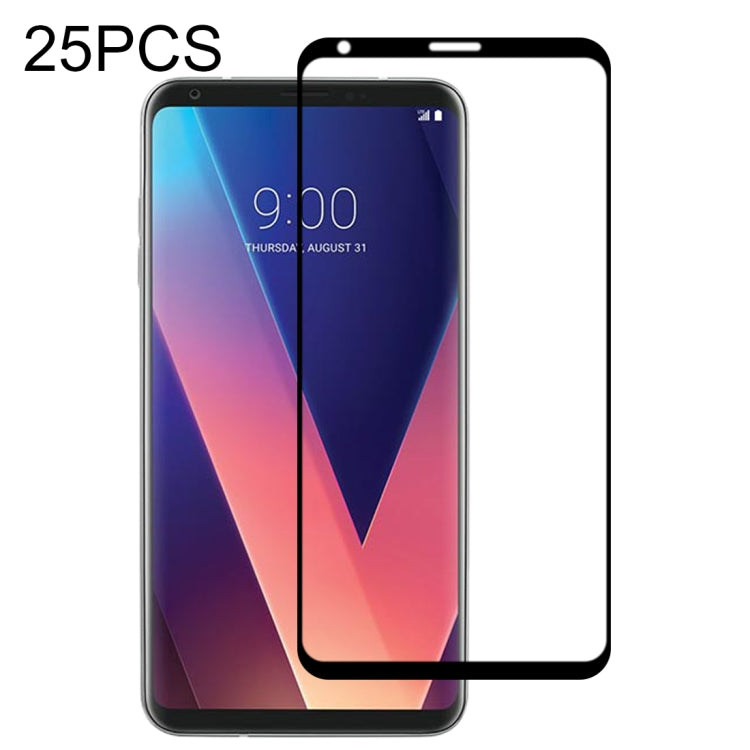 25 PCS Full Glue Full Screen Tempered Glass Film