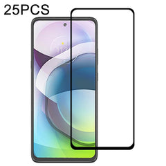 25 PCS Full Glue Full Screen Tempered Glass Film