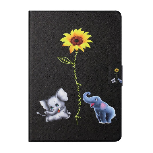 Estuche de cuero con tapa horizontal con dibujo de colores, ranuras para tarjetas y soporte, y función de suspensión/activación, para iPad Mini 5/4/3/2/1, para iPad 10.2 / iPad Air 10.5 （2019） / iPad Pro 10.5 pulgadas, para iPad Air / Air 2 / 2017 / 2018