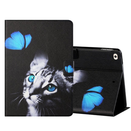 Colored Drawing Horizontal Flip Leather Case with Holder & Card Slots & Sleep / Wake-up Function, For iPad Mini 5/4/3/2/1, For iPad 10.2 / iPad Air 10.5 （2019） / iPad Pro 10.5 inch, For iPad Air / Air 2 / 2017 / 2018                                    ...