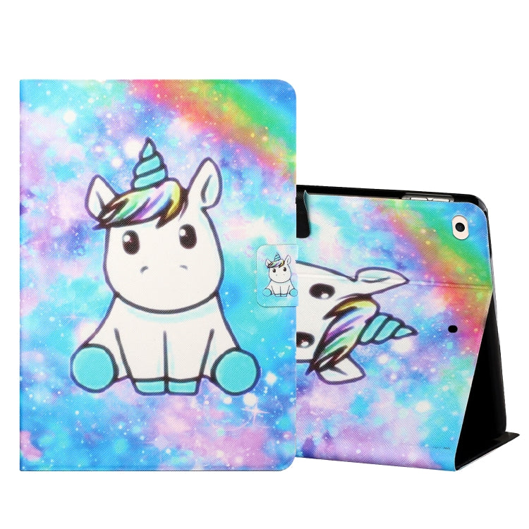 Colored Drawing Horizontal Flip Leather Case with Holder & Card Slots & Sleep / Wake-up Function, For iPad Mini 5/4/3/2/1, For iPad 10.2 / iPad Air 10.5 （2019） / iPad Pro 10.5 inch, For iPad Air / Air 2 / 2017 / 2018������������������������������������...