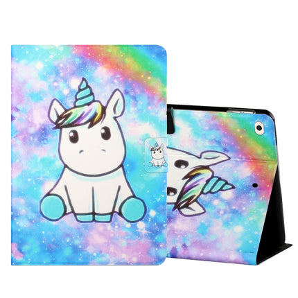 Colored Drawing Horizontal Flip Leather Case with Holder & Card Slots & Sleep / Wake-up Function, For iPad Mini 5/4/3/2/1, For iPad 10.2 / iPad Air 10.5 （2019） / iPad Pro 10.5 inch, For iPad Air / Air 2 / 2017 / 2018                                    ...