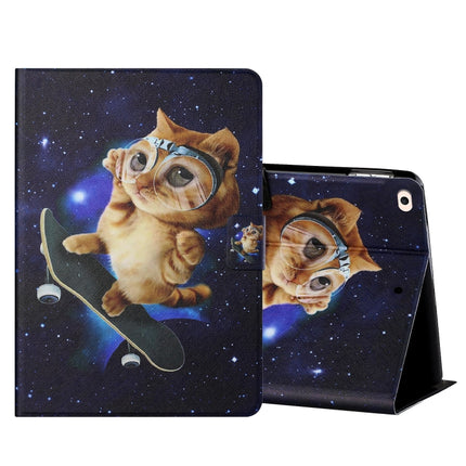Colored Drawing Horizontal Flip Leather Case with Holder & Card Slots & Sleep / Wake-up Function, For iPad Mini 5/4/3/2/1, For iPad 10.2 / iPad Air 10.5 （2019） / iPad Pro 10.5 inch, For iPad Air / Air 2 / 2017 / 2018                                    ...