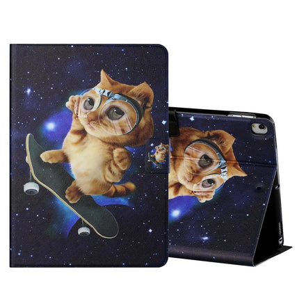 Colored Drawing Horizontal Flip Leather Case with Holder & Card Slots & Sleep / Wake-up Function, For iPad Mini 5/4/3/2/1, For iPad 10.2 / iPad Air 10.5 （2019） / iPad Pro 10.5 inch, For iPad Air / Air 2 / 2017 / 2018                                    ...