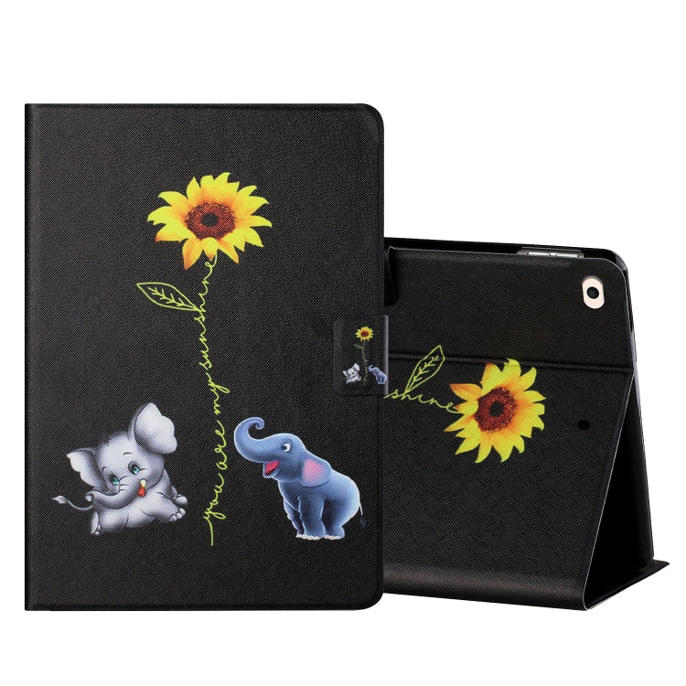 Colored Drawing Horizontal Flip Leather Case with Holder & Card Slots & Sleep / Wake-up Function, For iPad Mini 5/4/3/2/1, For iPad 10.2 / iPad Air 10.5 （2019） / iPad Pro 10.5 inch, For iPad Air / Air 2 / 2017 / 2018������������������������������������...