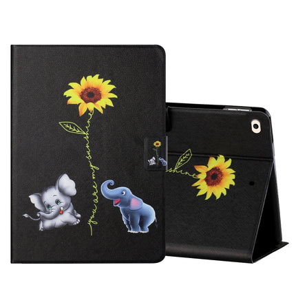 Colored Drawing Horizontal Flip Leather Case with Holder & Card Slots & Sleep / Wake-up Function, For iPad Mini 5/4/3/2/1, For iPad 10.2 / iPad Air 10.5 （2019） / iPad Pro 10.5 inch, For iPad Air / Air 2 / 2017 / 2018                                    ...